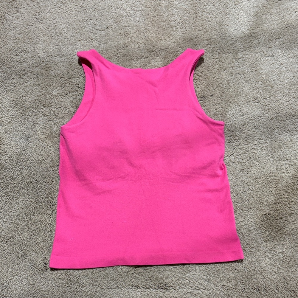 Free People Bright Pink Tank Top